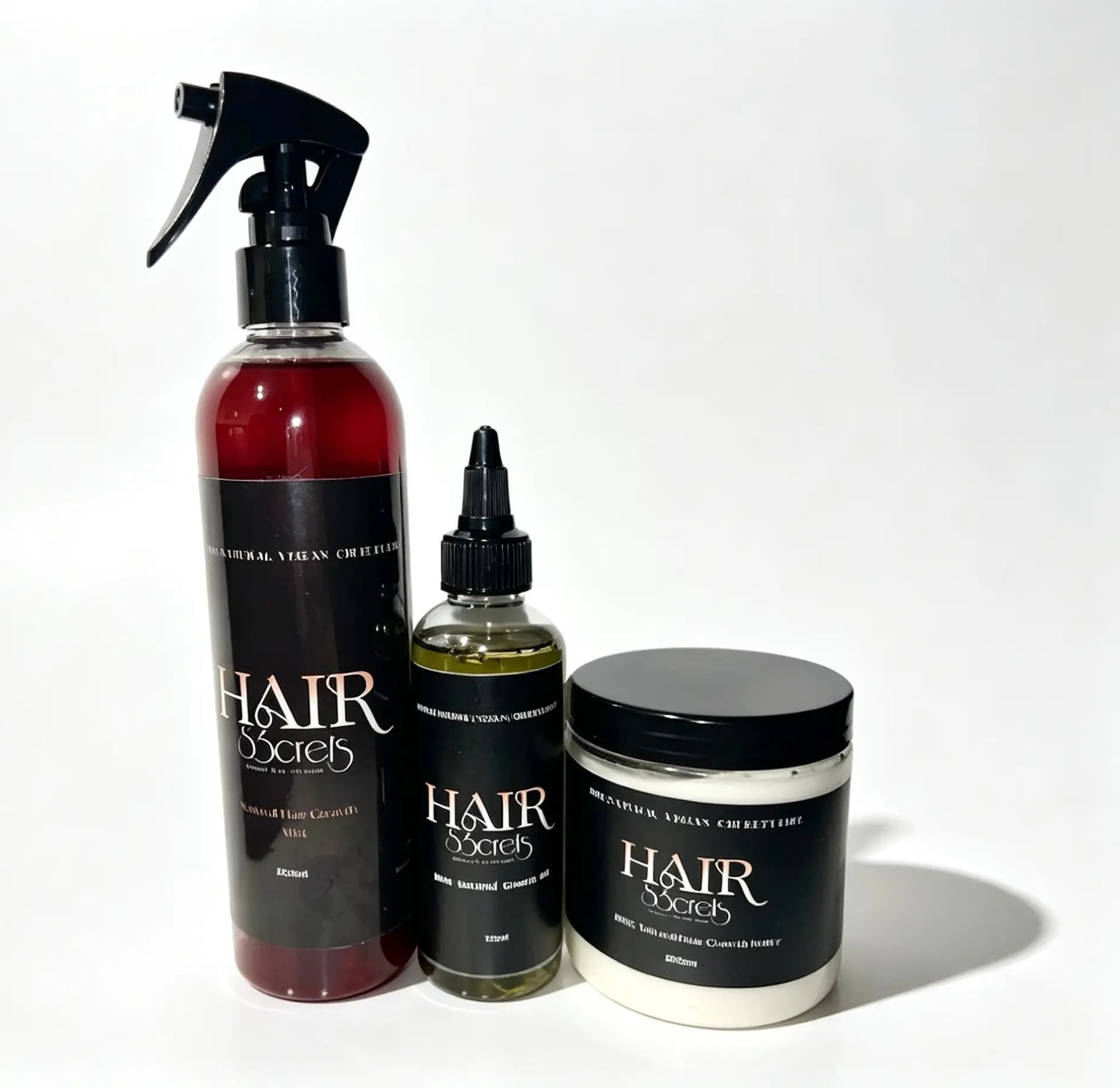 Hairs3crets Natural Hair Growth & Moisture Set.