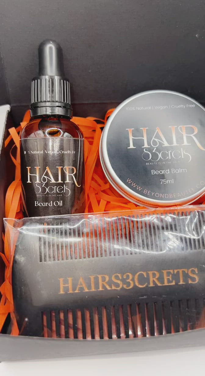Hairs3crets Beard Care Kit Gift Box 🎁